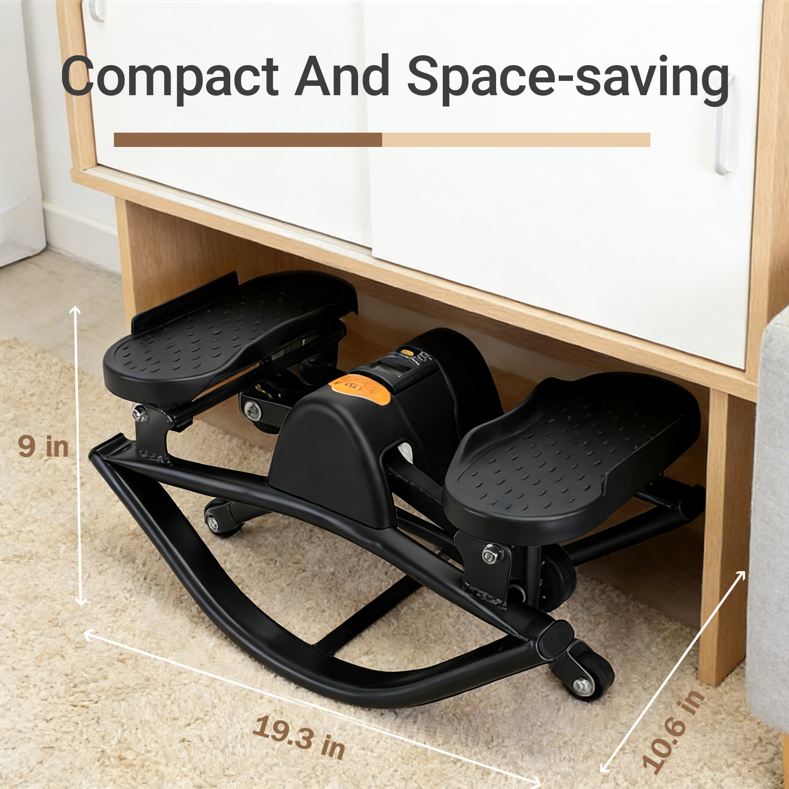 Rock Stepper Machine - The Rock Stepper Side to Side Lateral Rocking Stepper with Digital Monitor